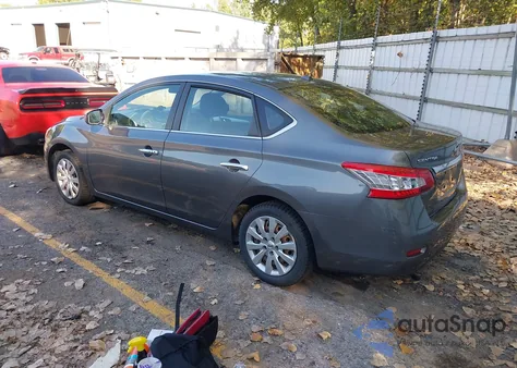 2015 Nissan Sentra Fe+ S/S/Sl/Sr/Sv from USA, damaged, VIN 3N1AB7AP7FL639512